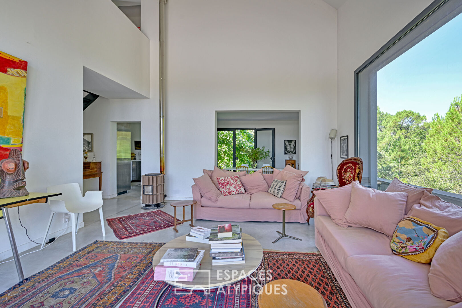 Contemporary architecture and exceptional view