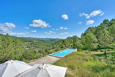 Architecture contemporaine et vue exceptionnelle
