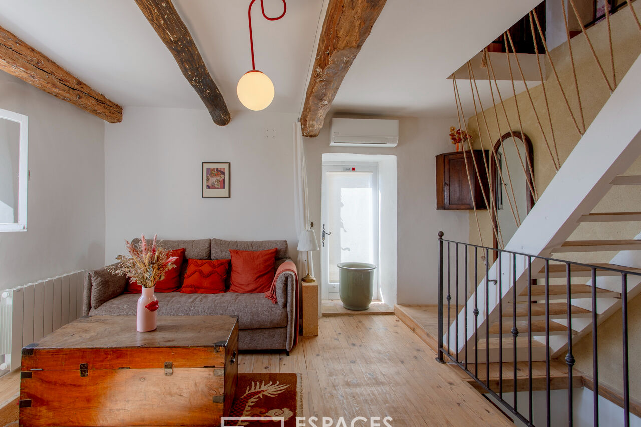Charming village house with pond near Uzès
