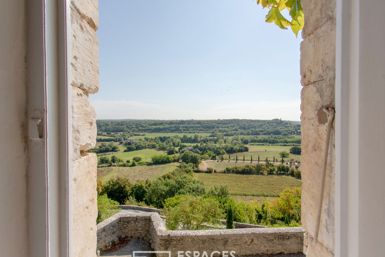 Charming village house with pond near Uzès