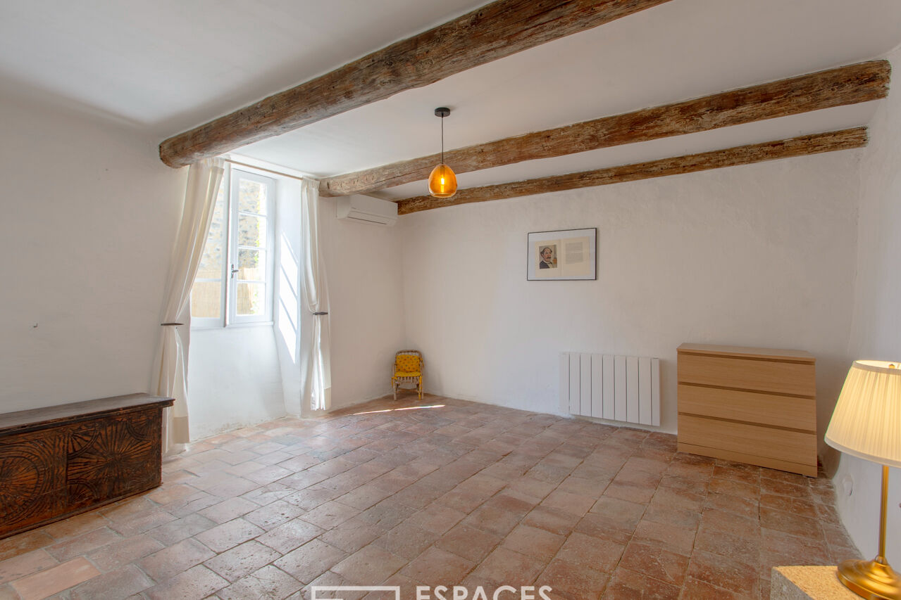 Charming village house with pond near Uzès
