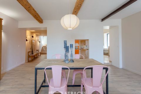 Superb renovated village house between Uzès and Avignon