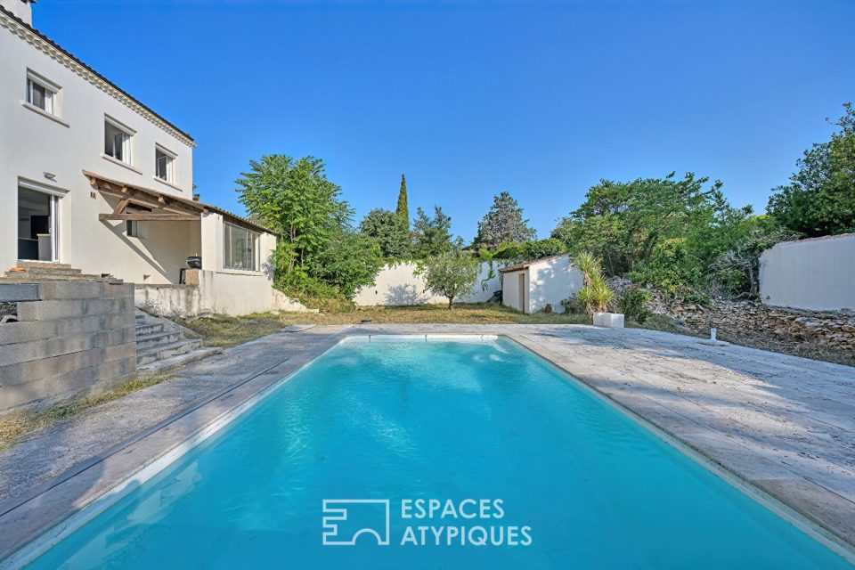 Quartier Cigale : Maison familiale avec piscine et beaux volumes