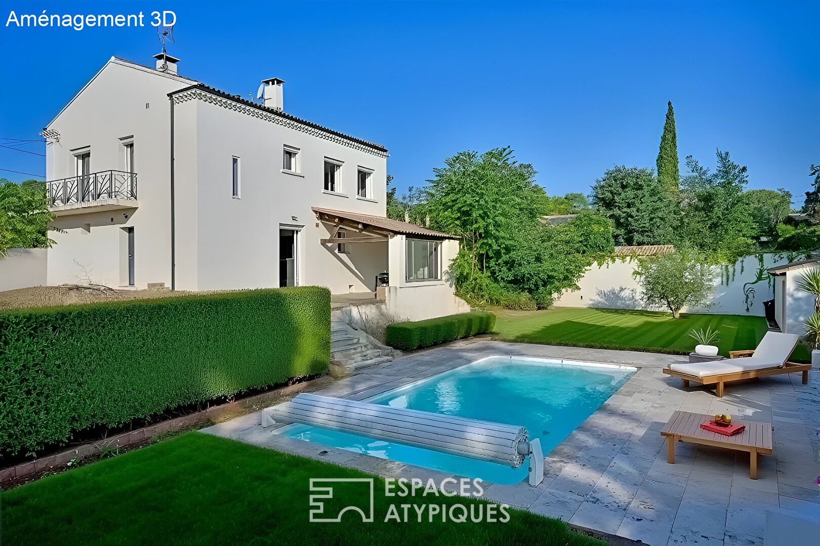 Cigale District: Family home with swimming pool and spacious rooms