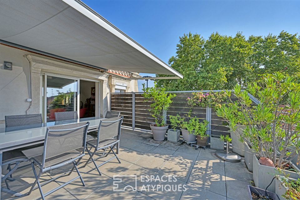 Appartement singulier rénovée avec terrasse