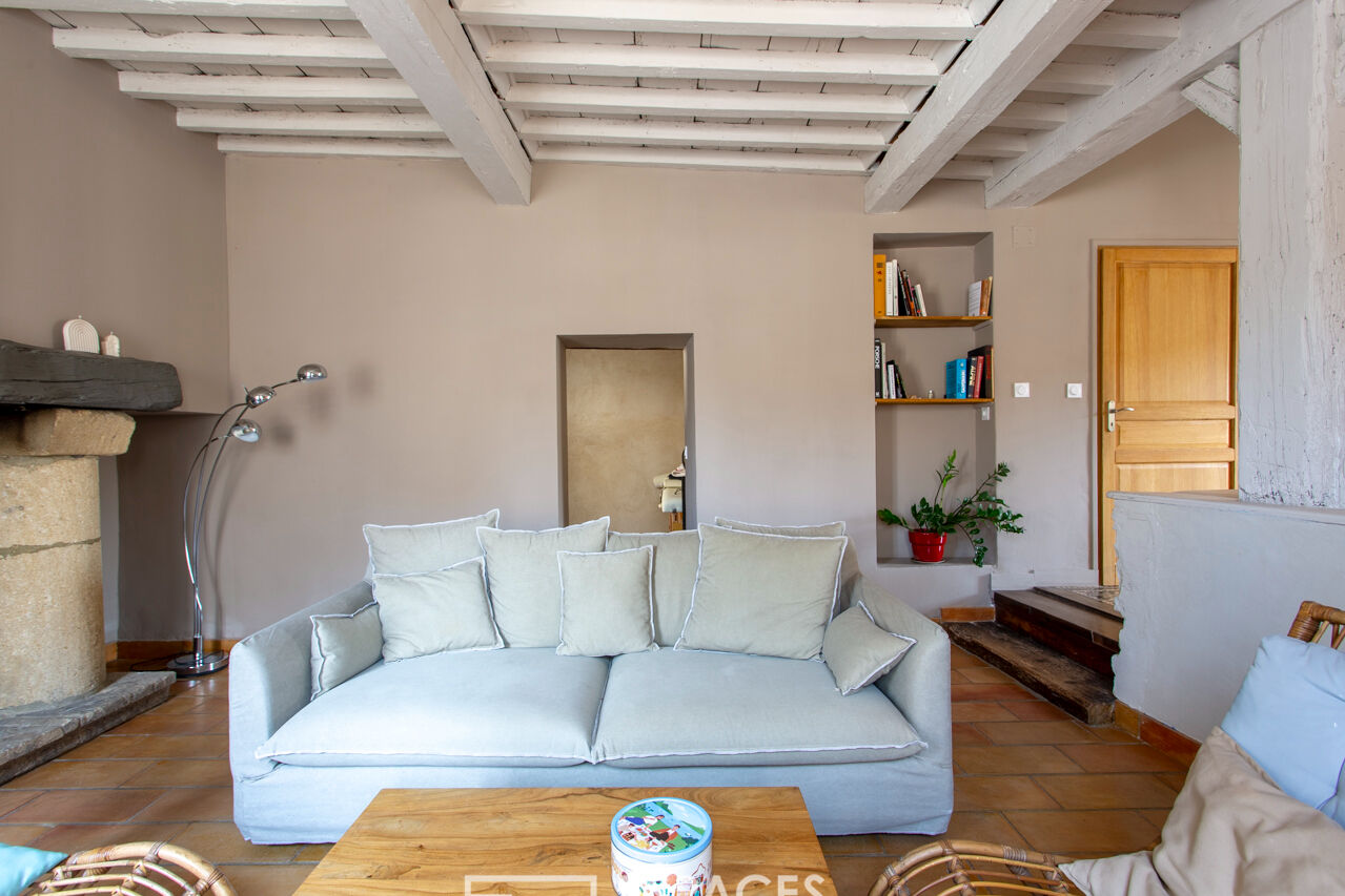 Du caractère et du charme pour cette maison de village rénovée