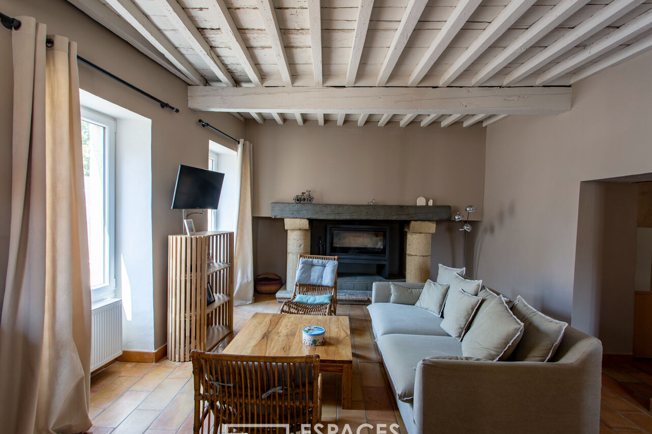 Du caractère et du charme pour cette maison de village rénovée