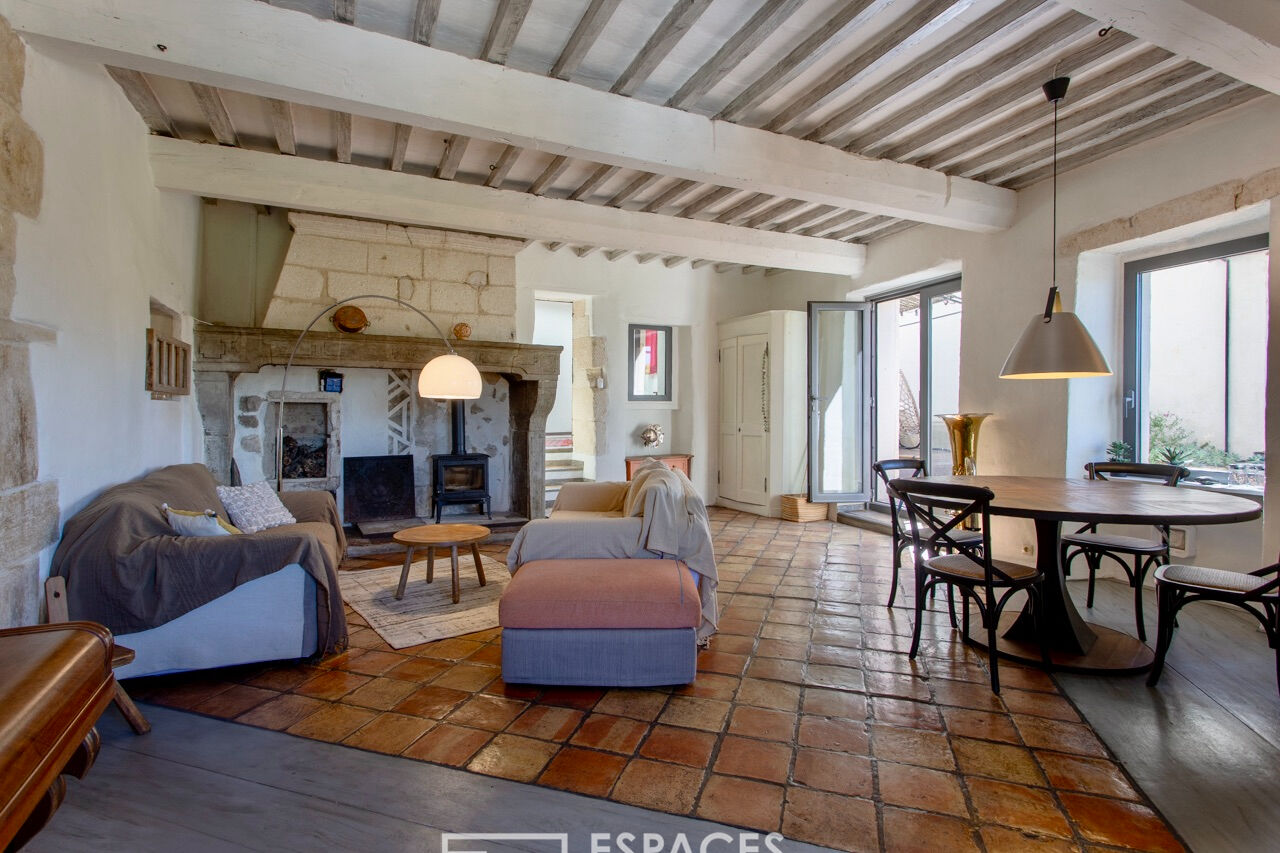 Maison de village ouverte sur la nature