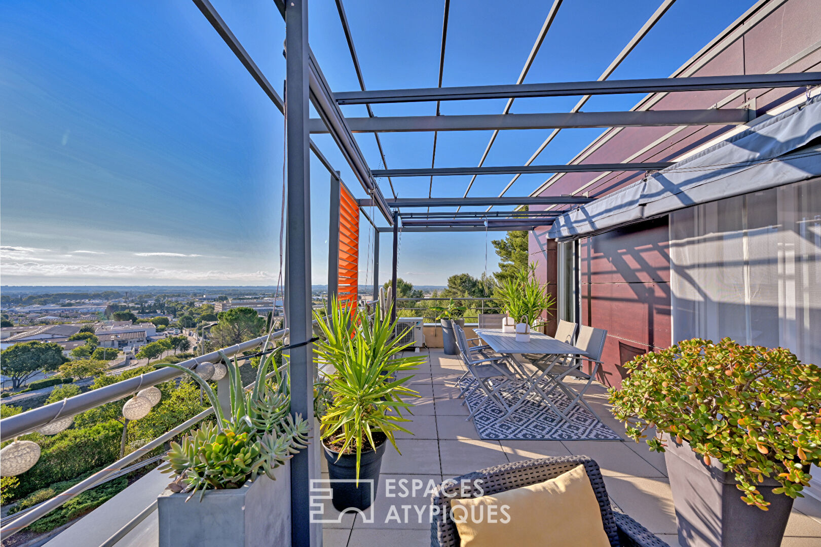 Appartement dernier étage avec vue panoramique et terrasses