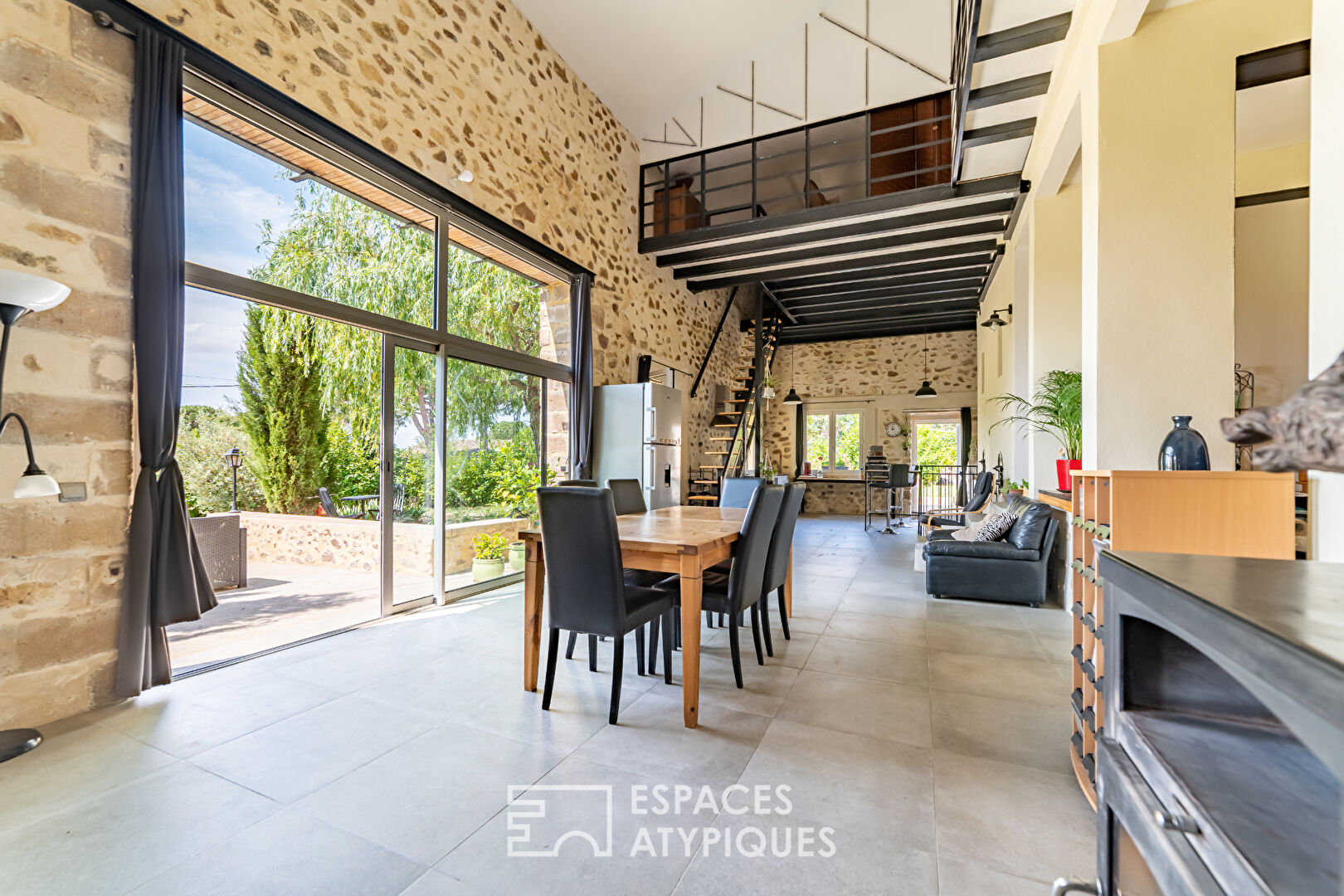 Loft house in a former winery