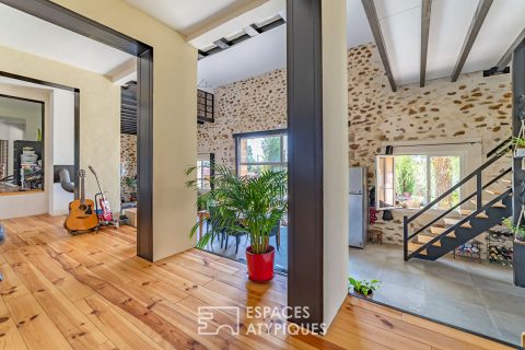 Loft house in a former winery