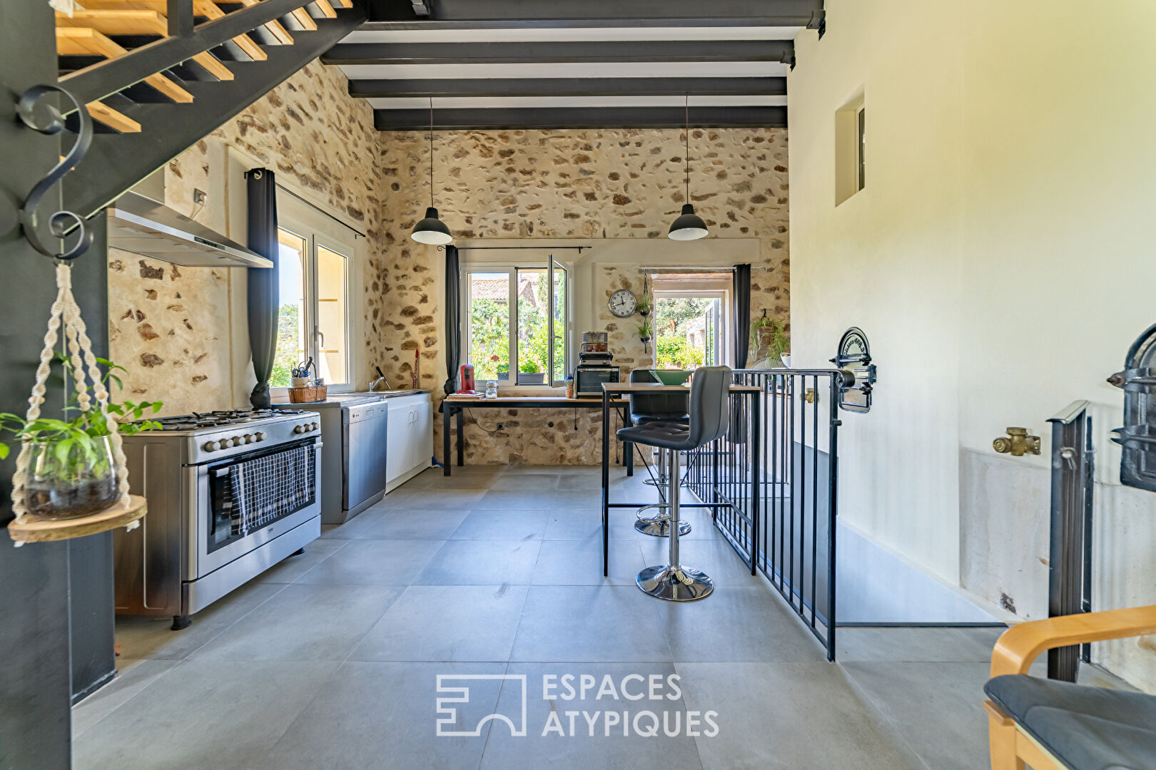 Loft house in a former winery