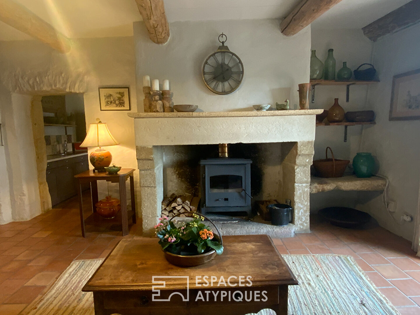 Le charme intemporel d’une maison de village proche Uzès