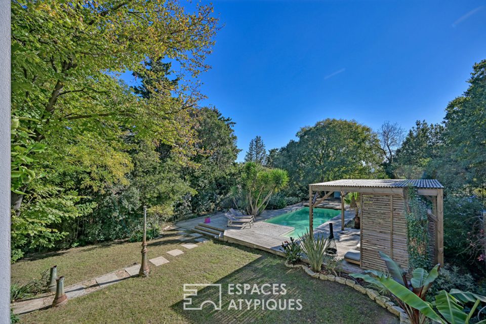 Maison de 1900 entièrement rénovée, jardin et piscine, Tour Magne