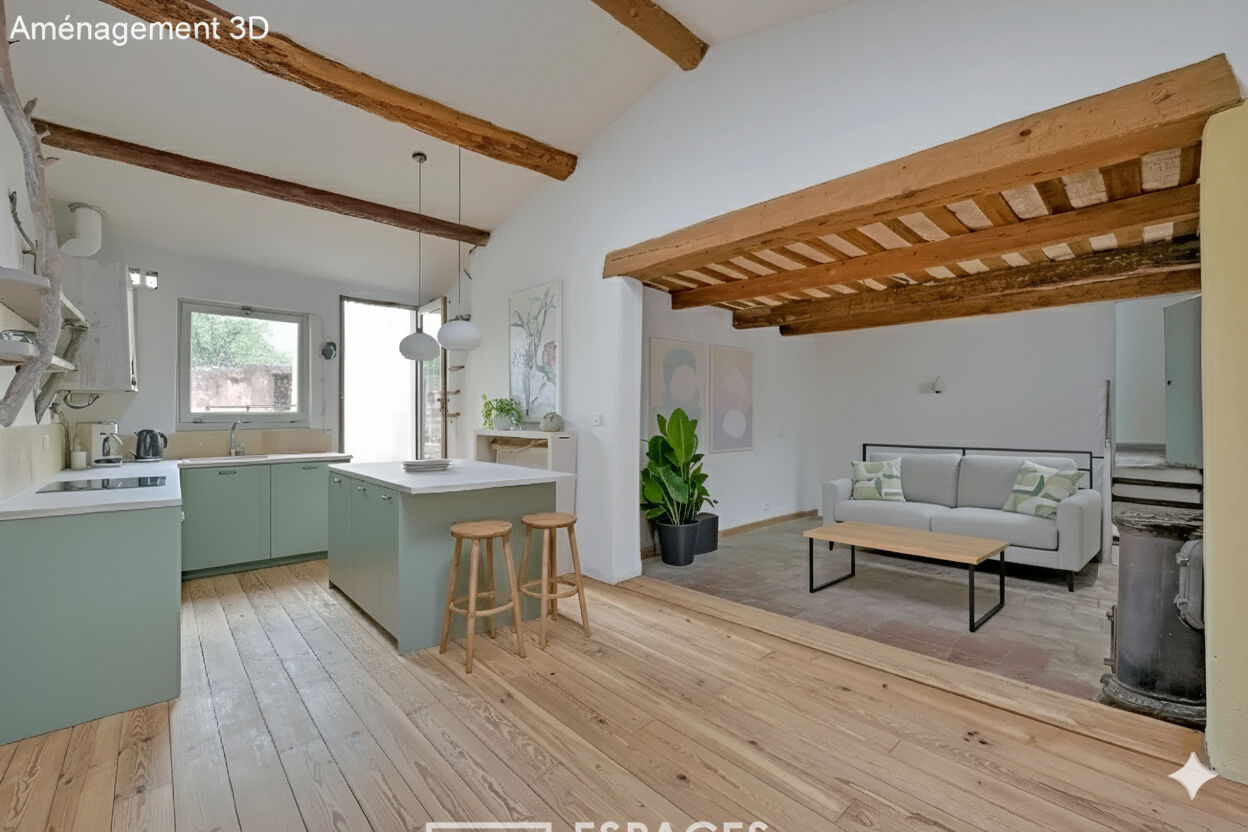 Maison ancienne et sa terrasse secrète