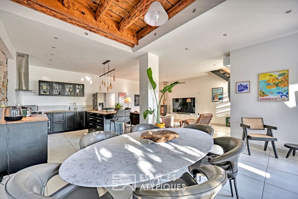 Maison de caractère en duplex au bord du canal