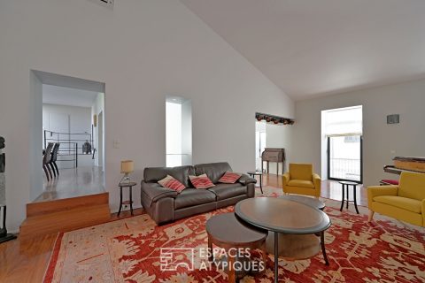 Maison de ville rénovée avec terrasses et garage, quartier Jean-Jaurès