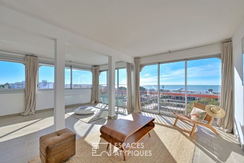 Appartement en dernier étage, vue sur la Méditerranée