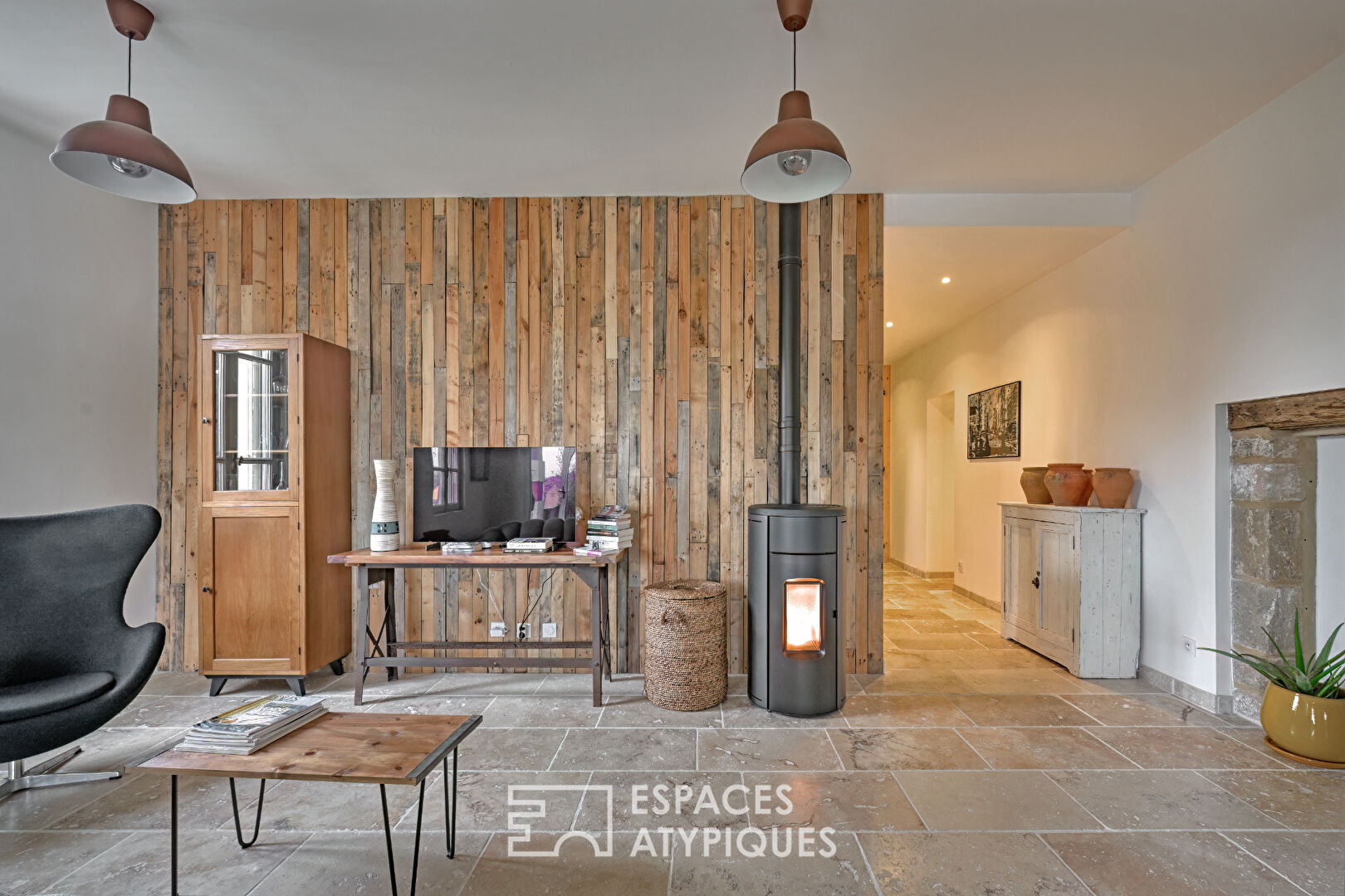 Appartement rénové et confidentiel au coeur d&rsquo;un village proche d&rsquo;Uzès