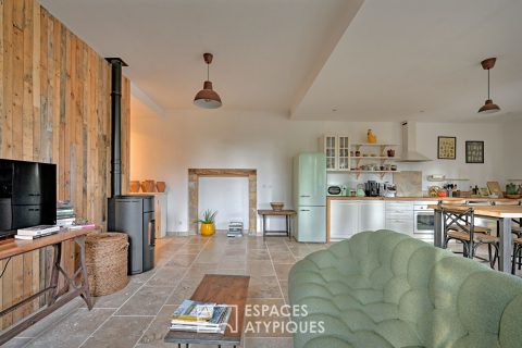 Appartement rénové et confidentiel au coeur d&rsquo;un village proche d&rsquo;Uzès