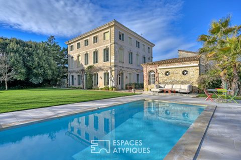 Hôtel particulier du XVIII siècle avec jardin et piscine