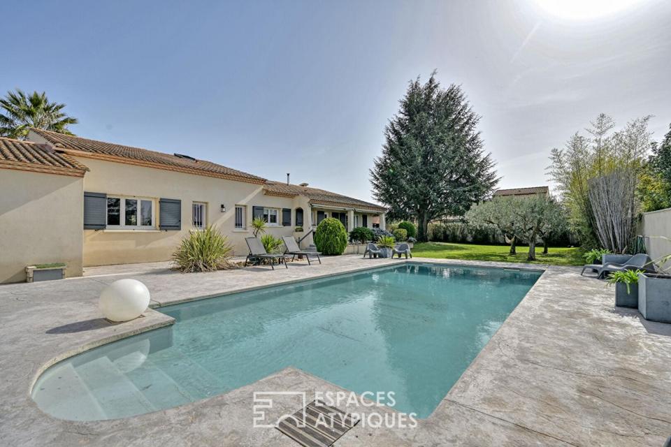 L'havre de quiétude, son local professionnel indépendant et son studio.