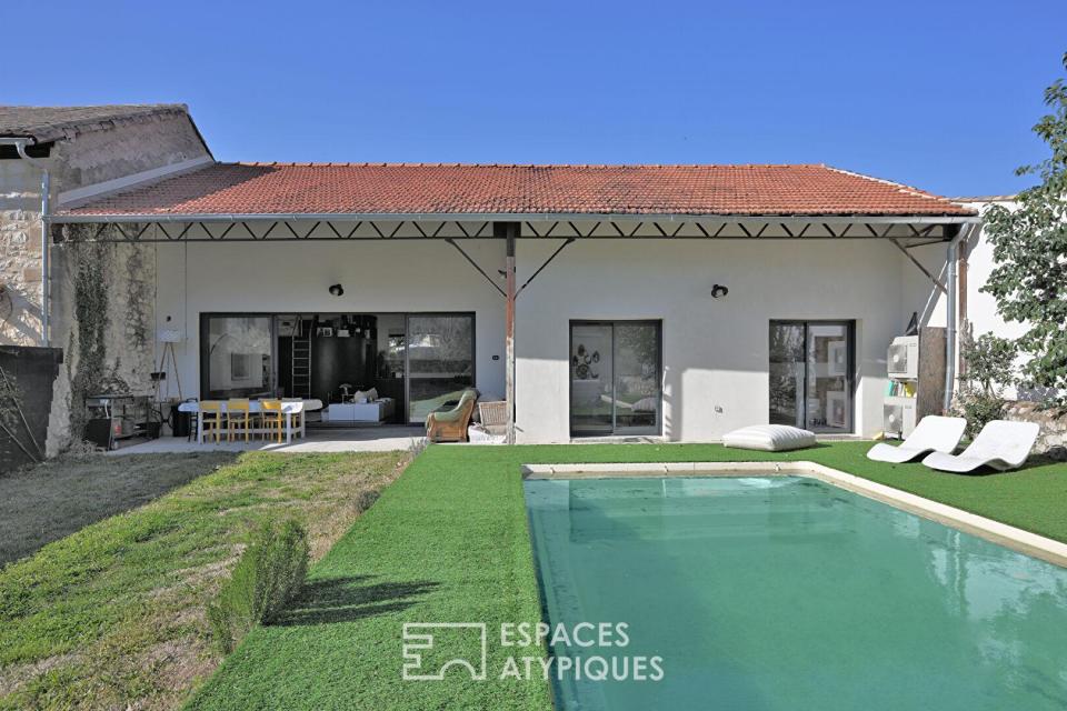 Ancienne grange entièrement réhabilitée avec piscine