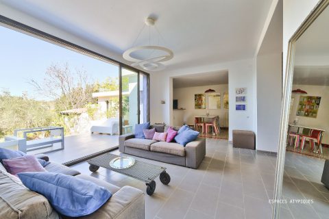 Townhouse with contemporary extension in-out with garden