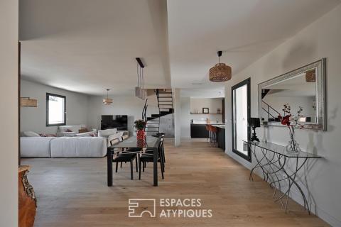 Duplex en dernier étage avec terrasses, vue, ascenseur et garage