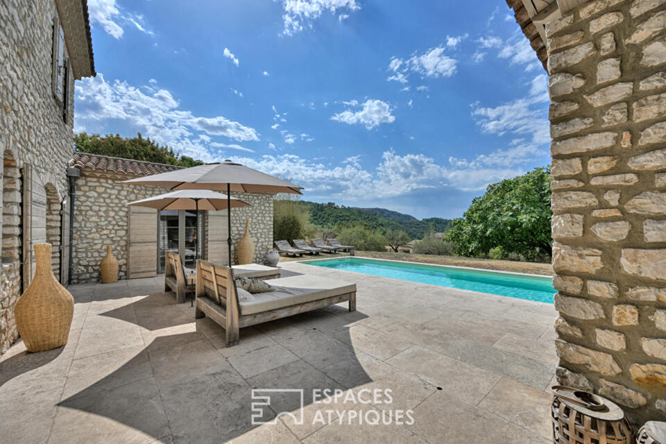 Villa d'exception avec piscine aux portes d'Anduze