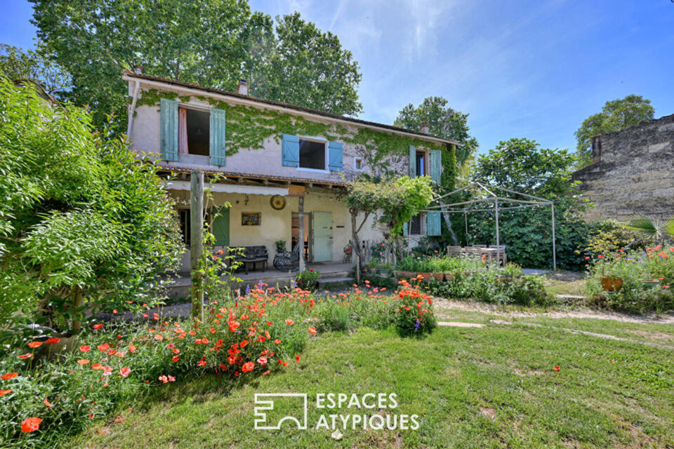 Maison de charme et grange à réhabiliter en Petite Camargue