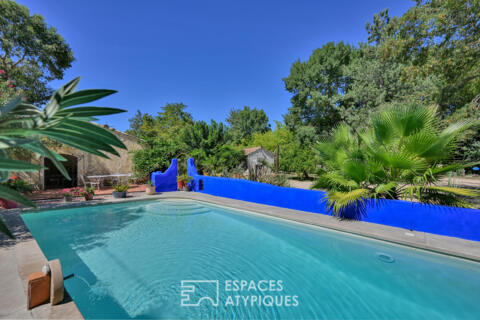 Longère-style property on 5 hectares near Uzès
