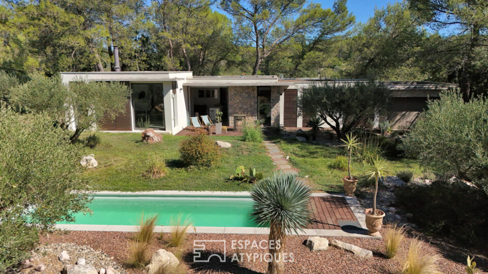 Villa d'architecte contemplative de plain-pied