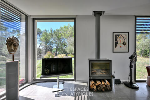 Villa d&rsquo;architecte contemplative de plain-pied