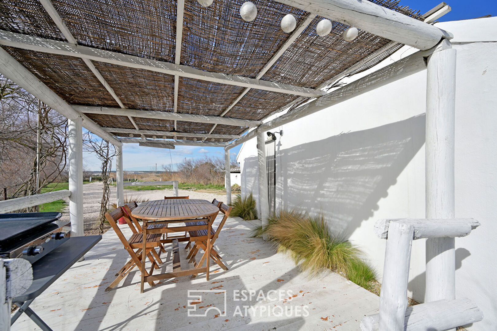 Les deux maisons de Gardian en petite Camargue