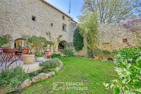 The secret garden, warm village house with garden