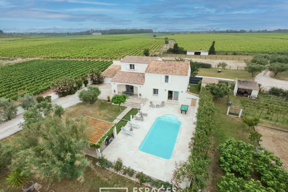 Mas contemporain aux deux maisons - Petite Camargue