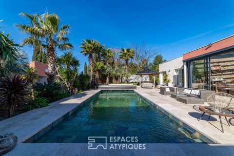 Spacious and bright contemporary villa between Uzès and Nîmes