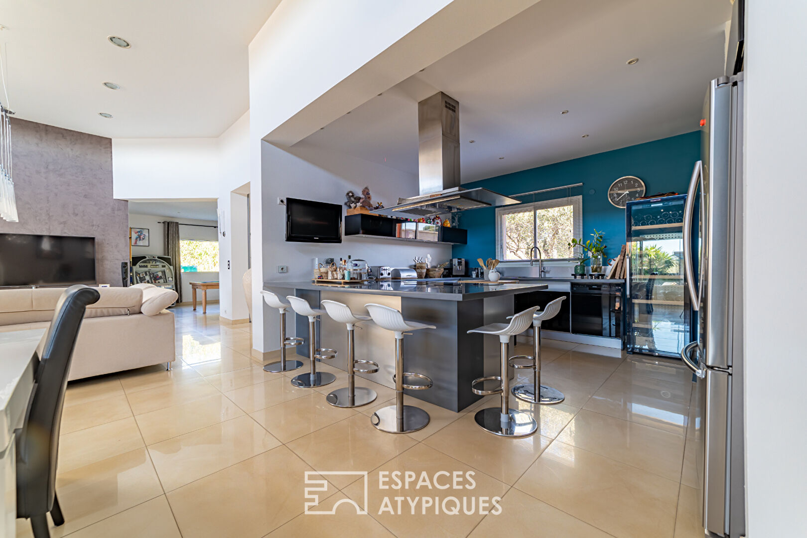 Spacious and bright contemporary villa between Uzès and Nîmes