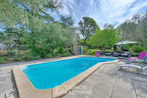 Beautiful artist’s house with garden and swimming pool