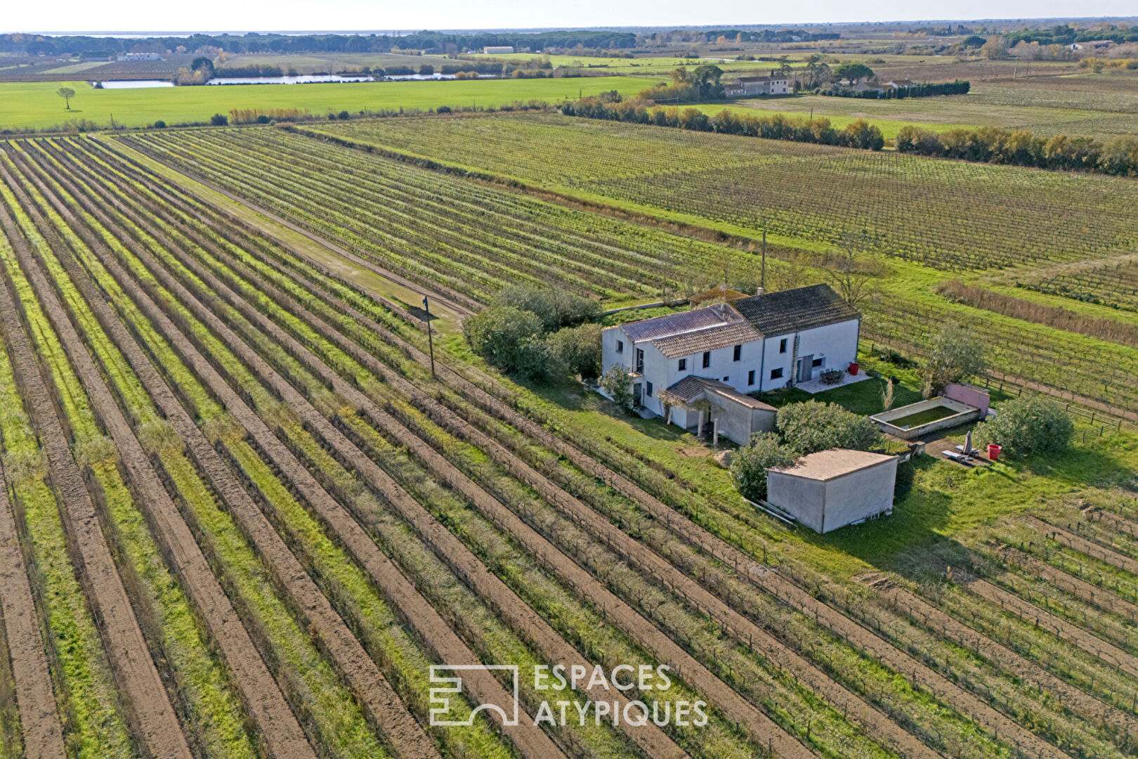 Mas Contemporain au Coeur des Vignes
