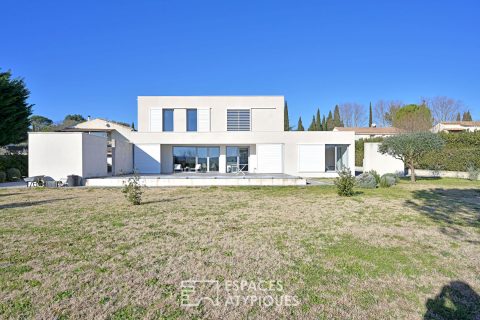 Villa toit terrasse BBC avec bassin de nage