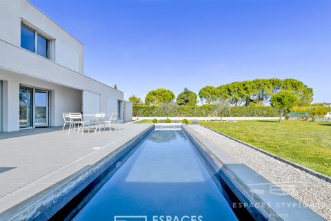Villa toit terrasse BBC avec bassin de nage