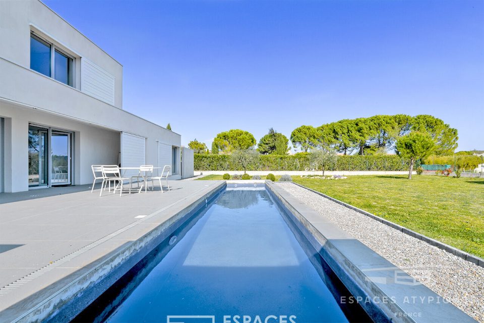 Villa toit terrasse BBC avec bassin de nage