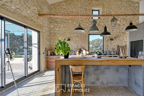 Lumineuse bergerie rénovée avec vue