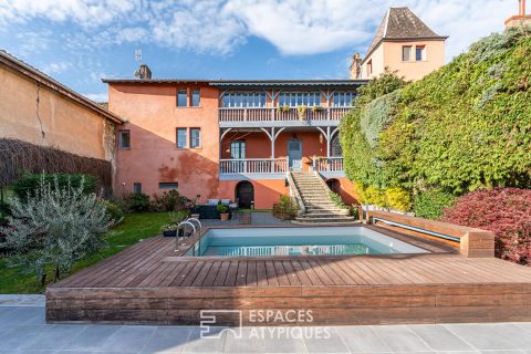 Maison de caractère et sa piscine