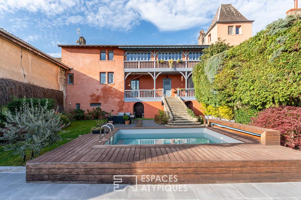 Maison de caractère et sa piscine