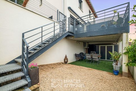 Charmante maison neuve en duplex avec terrasse et stationnement