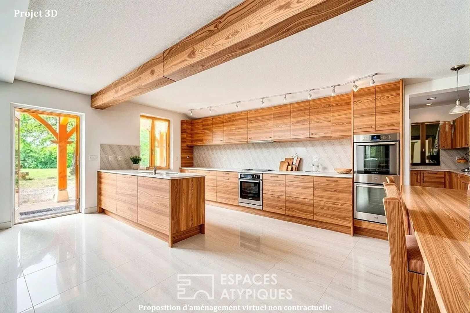 Maison à rénover avec jardin arboré et beaux volumes