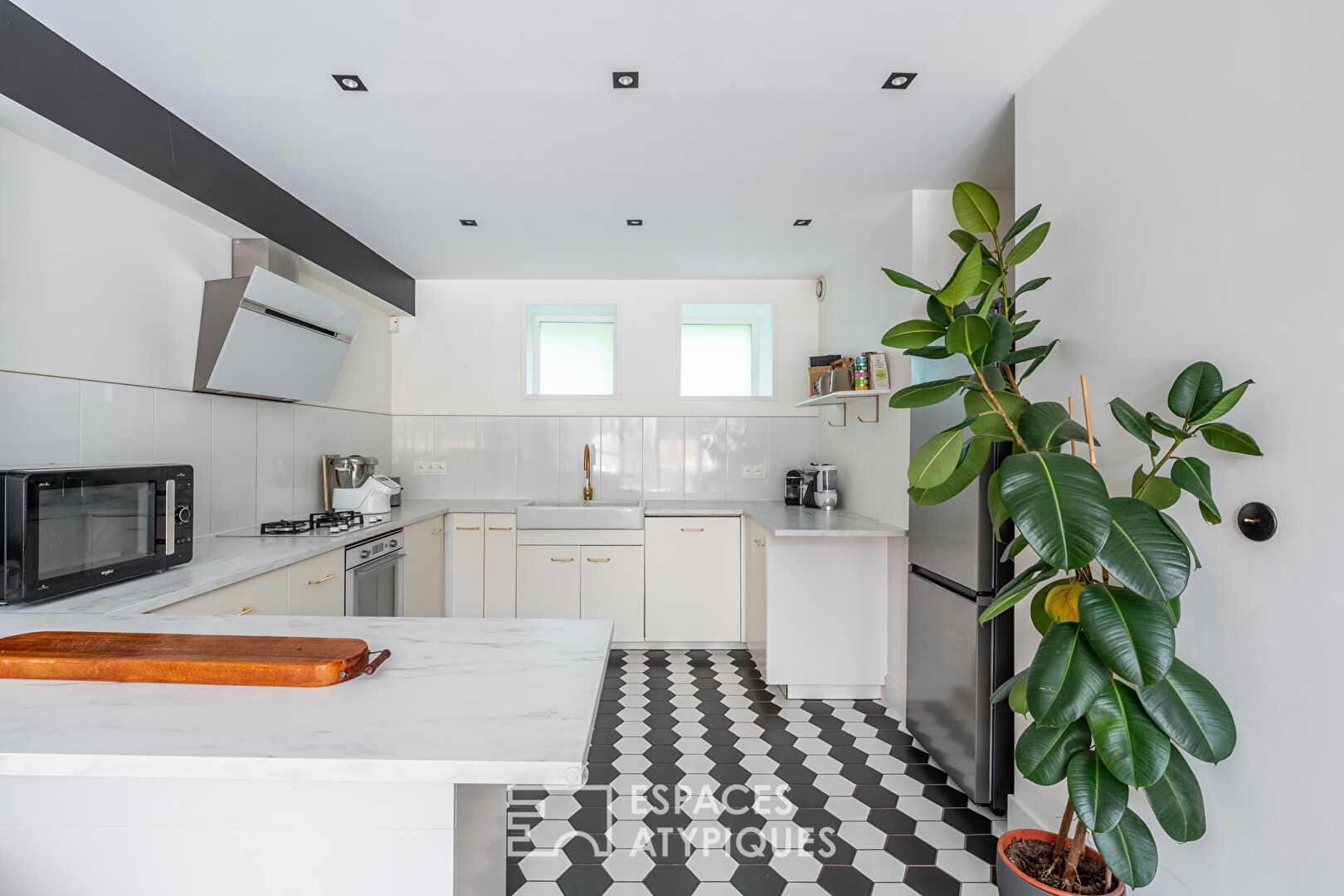 Maison de village rénovée par des architectes